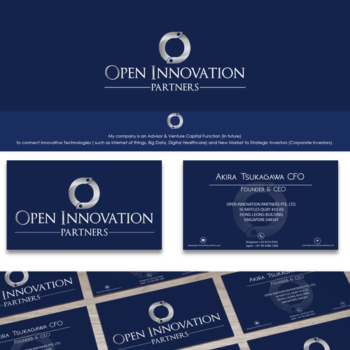 Logotipo y tarjeta de visita propuesta en el concurso por I.AM.A