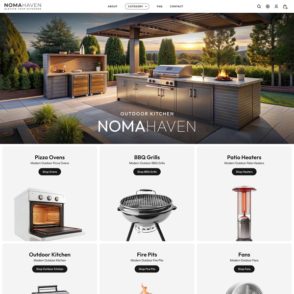 Modern Outdoor Living Website