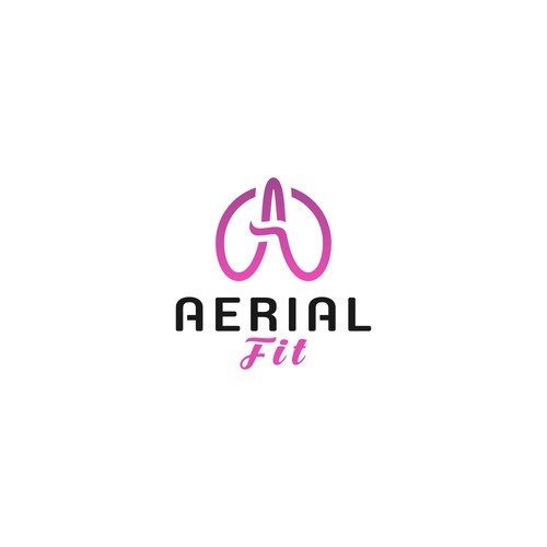 "Aerial Fit" Logo for our new aerial sports shop Design by Viloria