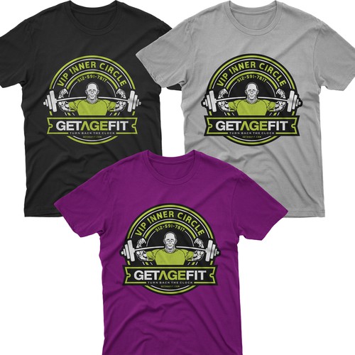 Create Bold, Dynamic Design for Get Age Fit Concierge Studio Apparel Réalisé par -Diamond Head-