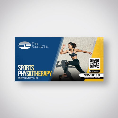 The Sports Clinic Physiotherapy starting in a new gym facility Design by Stanojevic