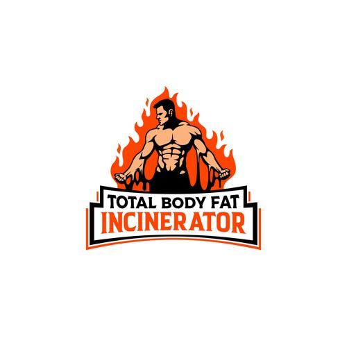 Design a custom logo to represent the state of Total Body Fat Incineration. Réalisé par Konyil.Iwel