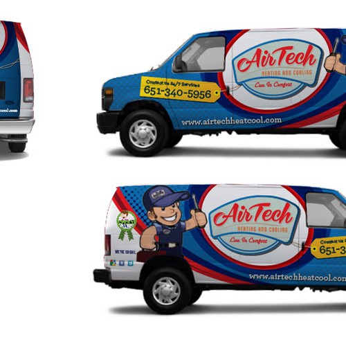 Create the next signage for Airtech heating and cooling Design by Priyo