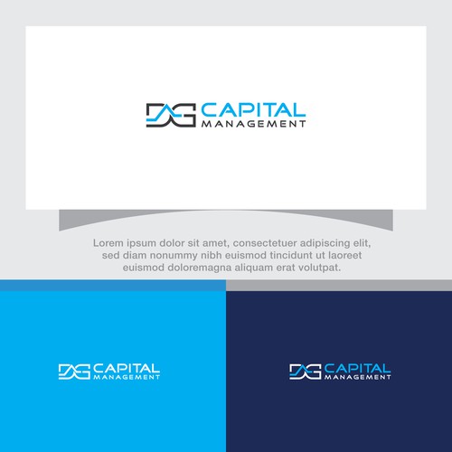 Logo & Brand guide for DG Capital Management an options trading Hedge Fund. Design by rouf_art