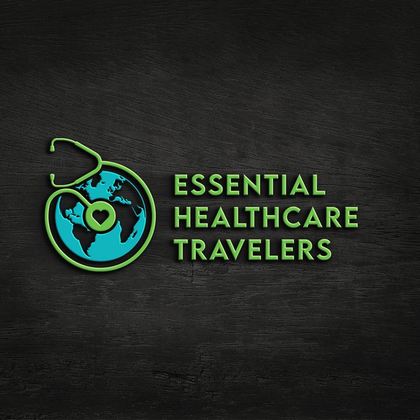 Design by Ezra Design™ titled "Logo design concept for Essential Healthcare Travelers"