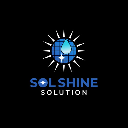 New solar panel cleaning business needing to attract customers Design by World_Sign