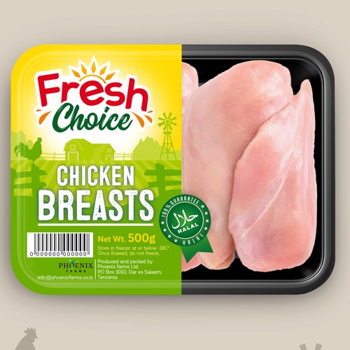 Packaging design for our chicken. Design by Daisygirl1702