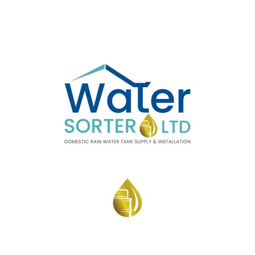 Design a catchy logo somehow detailing home rain water tank benefits. Design by Creative P