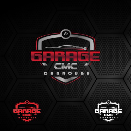 CREATION LOGO POUR GARAGE AUTOMOBILE CITROEN AVEC UN COTE FUN Design by Univers Design