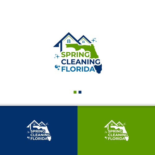 Spring Cleaning Florida Logo Design by StudioJack