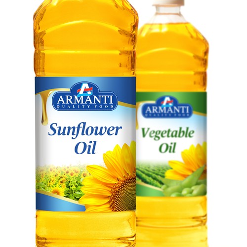 Download New Original Product Label For Armanti Sunflower Oil Product Label Contest 99designs