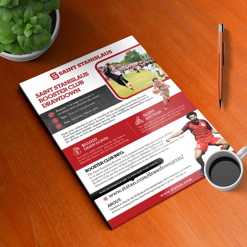 Design a eye-catching brochure for fundraising event Design by Tanny Dew ❤︎