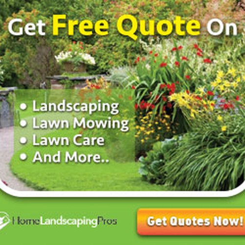 Fun and Exciting Landscaping Banner Ad Design by 3egundalhitam