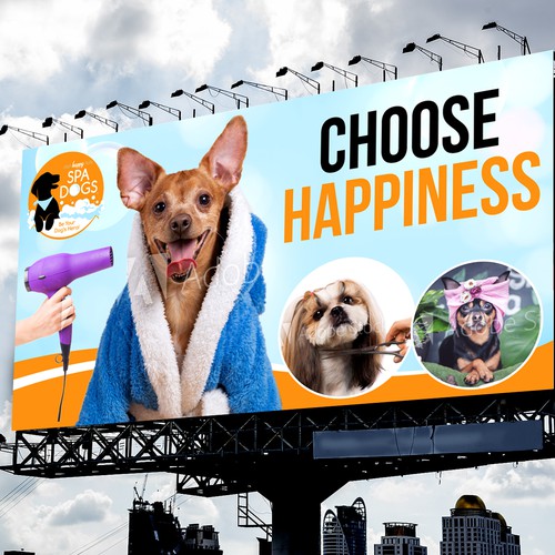 Choose Happiness Banner Design Design by icon89GraPhicDeSign