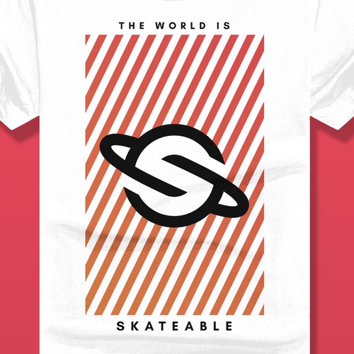 The World is Skateable ... and we need an awesome tee design Design réalisé par ScottTierneyCreative