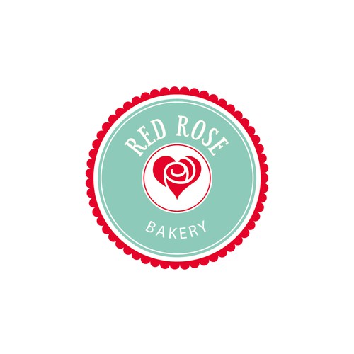 Red Rose Bakery Logo design contest