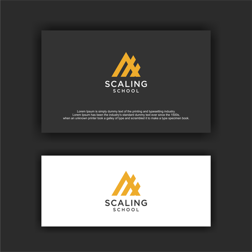 Design A Logo + Brand Guide For The "Scaling School" Design by Nirlinadi