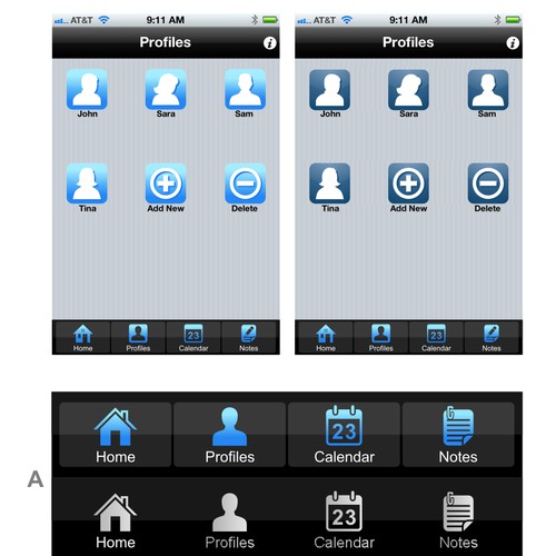 Buttons and icons wanted for Healthcare Mobile App Diseño de dedonk