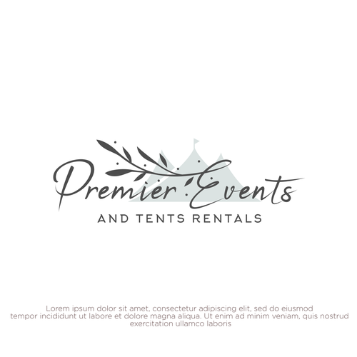 We need a powerful new logo for our tent rental company focused on high end clients. Design by noname999