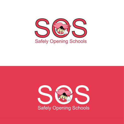 Logo for a group of Super Hero's working to get Kids back to school Design by udaraij