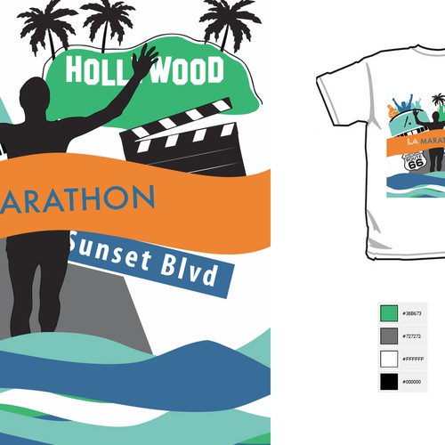 LA Marathon Design Competition Design by sbl03
