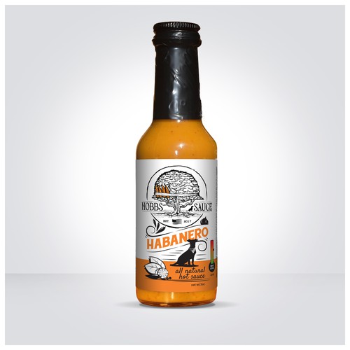 All Natural Hot Sauce Label | Product label contest