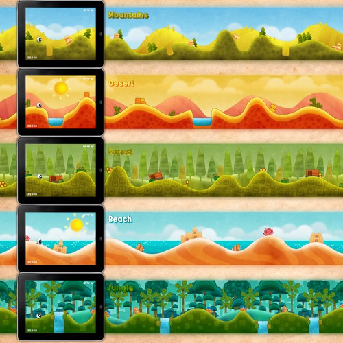 Level Screens for an iPad game needed Design by freaky