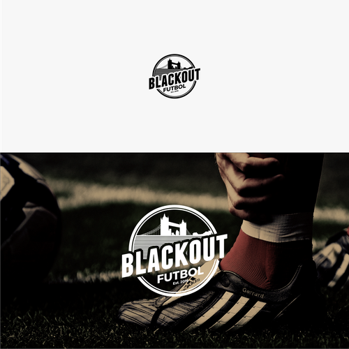 Create a unique logo for luxury sport/fashion brand; Blackout Futbol