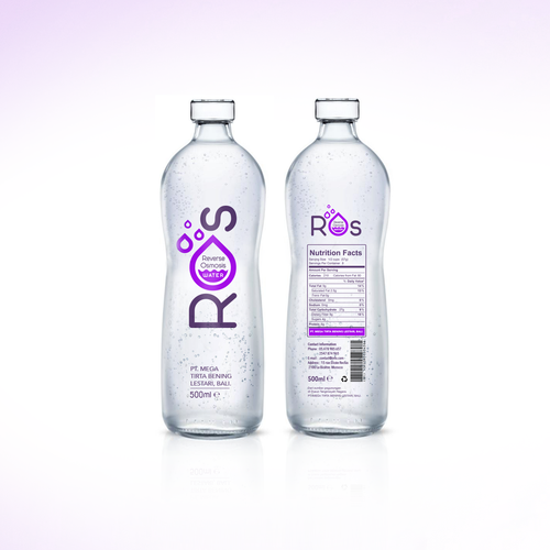 Design a Mineral Water Bottle Label Diseño de GARDOUM