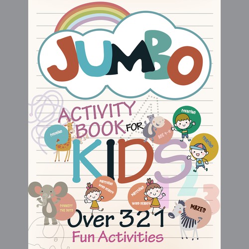 Fun Design for Jumbo Activity Book Design by Aaniyah.ahmed