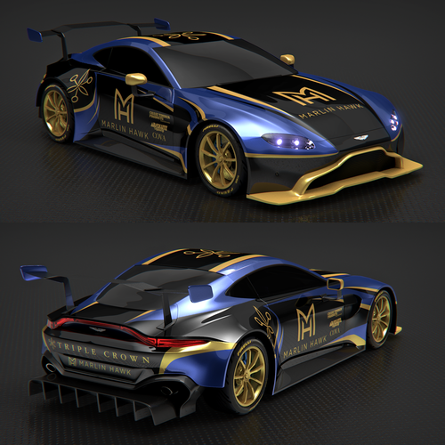 Distinctive Aston Martin Race Car Wrap Car Truck Or Van Wrap Contest 99designs