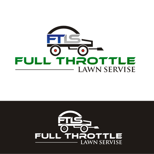 コンペ「New logo wanted for Full Throttle Lawn Service」のデザイン by 'Atijaさん 