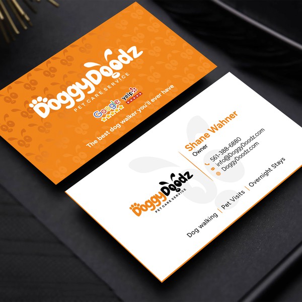 Pet Care Company Business Card