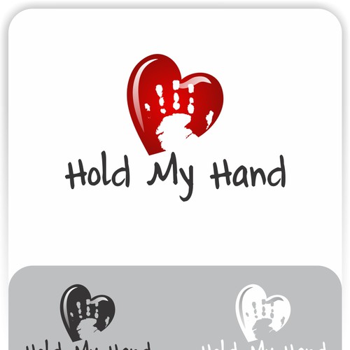 logo for Hold My Hand Foundation Design por fire.design