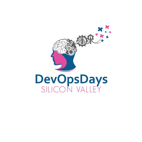 Creating a themed logo for DevOpsDays Silicon Valley Design by Flame - قبس