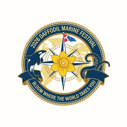 "Nautical Worldly Spin on Yacht Club Logo!" winning Business card