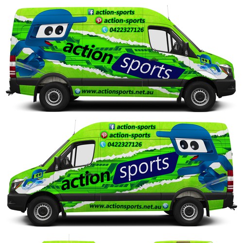 THE BEST VAN WRAP IN THE WORLD Design by aricaturrash