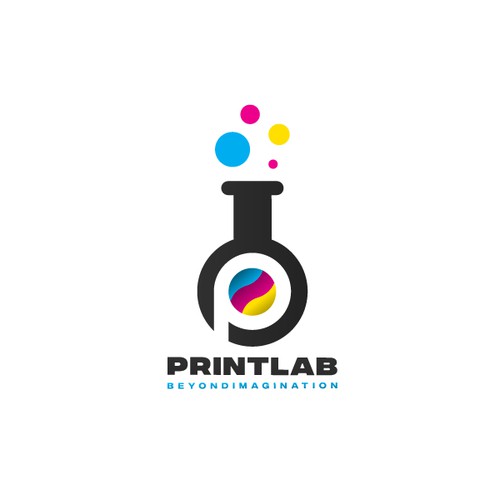 Request logo For Print Lab for business   visually inspiring graphic design and printing Design by Royzel