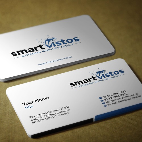 We need a great and creative business card for an Australian Migration Agency. Design by Florin Ralea