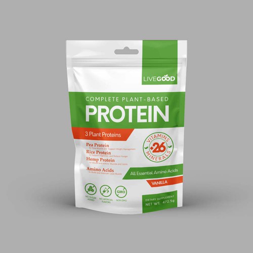 ***GUARANTEED PRIZE*** - LABEL DESIGN for Protein Powder -*****NEW***** Design by JamPasir