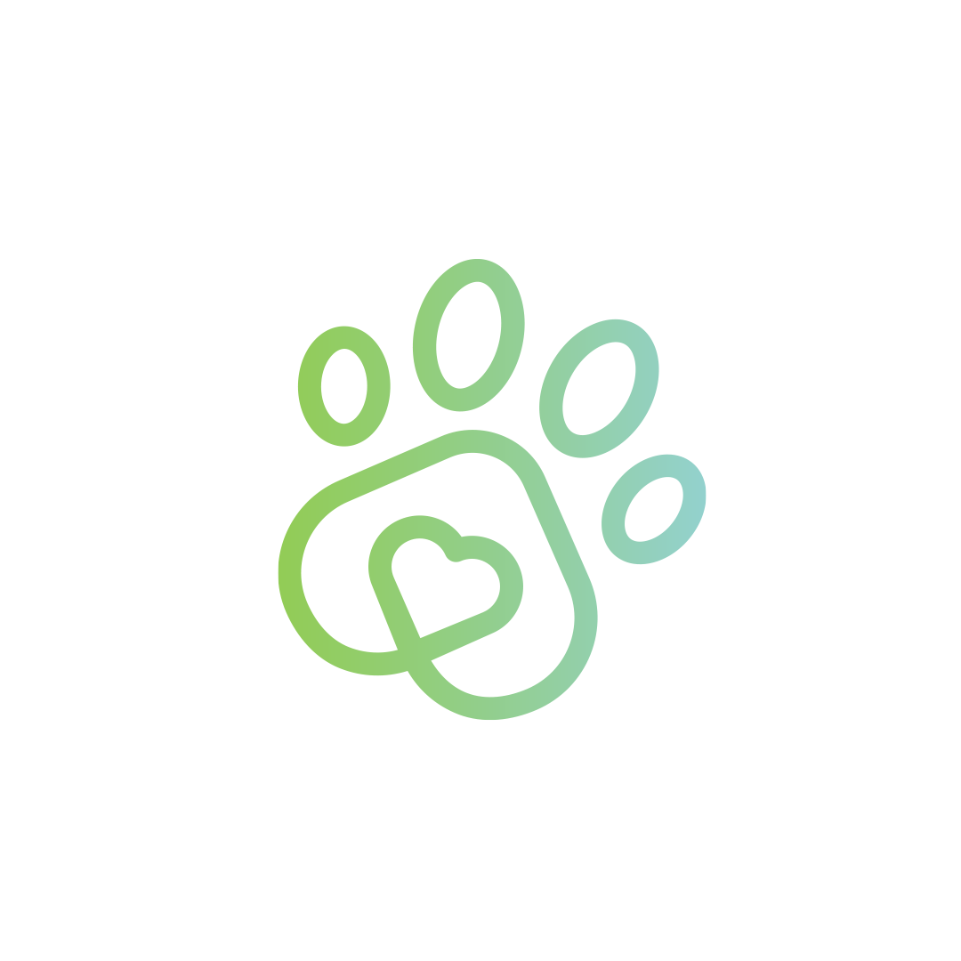 Paw symbol logo with the title 'Logo for FVC'