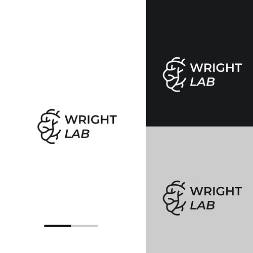 Design a logo for a research lab that uses genetics (DNA) and neuroscience to study the brain Design by OpheRocklab