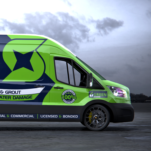 Commercial Truck/Van Wrap Design - Cleaning Company Design by adelea