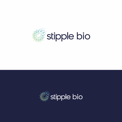 Design a logo for a biotech that uses "molecular stippling" to map out cancer's vulnerabilities Design by immortal™