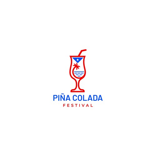 Diseño de Piña Colada Festival Logo and Branding Package de smitadesign