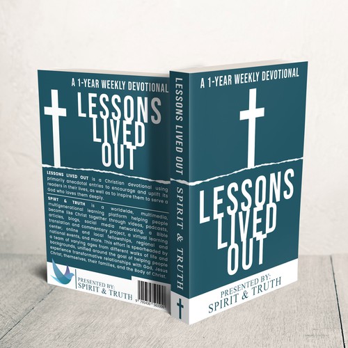 We need a captivating cover for our 1-year Devotional! Design by Zahari Studio