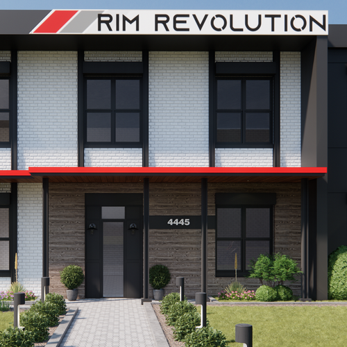 Modern Industrial / Flex Building Facelift Design by Muzaena