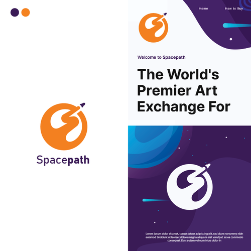 SpacePath Logo Contest winner will receive $500 Réalisé par Agyahm°