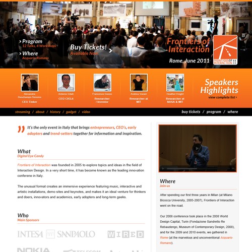 Powerful Technology Conference Website Design by Hitron_eJump