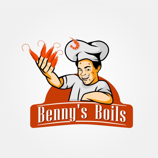 Character logo for Shrimp Bar